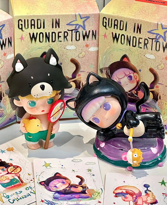 (Flash Sales)GUADI In Wonder Town Series Blind Box DIY