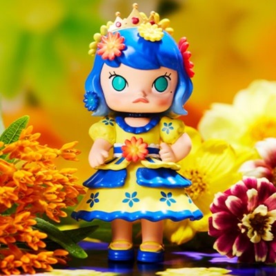 (Flash Sales)(Popmart)molly flower cute series series  DIY