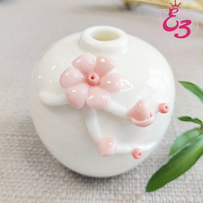 E3 Mini ceramic handmade flower vase with ceramic aromatherapy