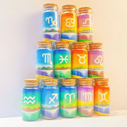 zodiac series sand art paintting DIY