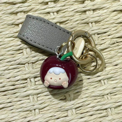 Móc khóa hình hạt đậu nhỏ zaizai MỚI dễ thương DIY 