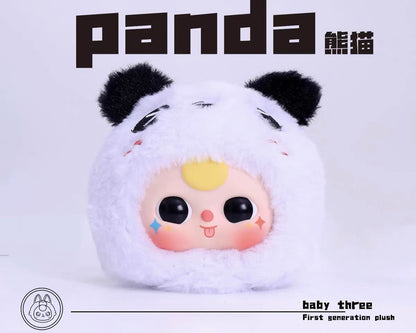 Baby three animals plush  cute series DIY